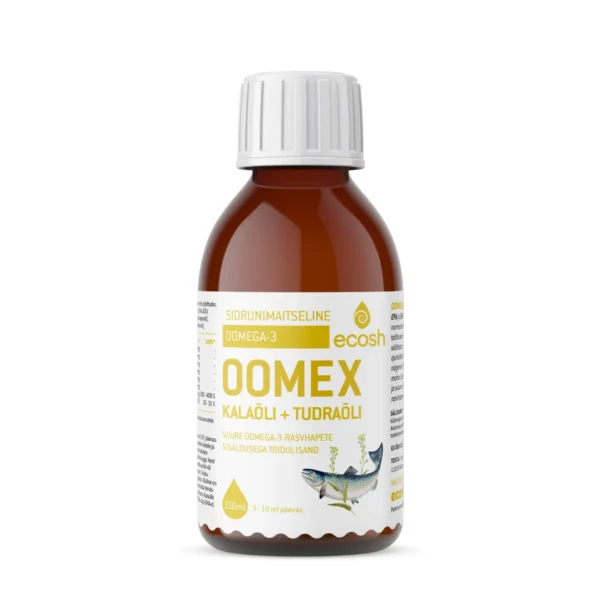 OOMEX oomega-3 kalaõli + tudraõli